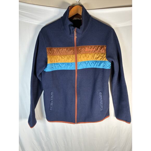 Cotopaxi Other - Cotopaxi Teca Fleece Jacket Men’s Medium Navy Blue Striped Full Zip Outdoor